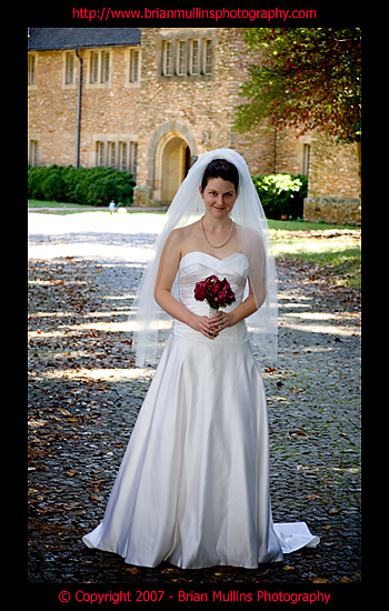 bridal portrait at SECCA