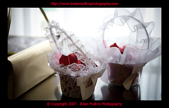wedding flower baskets