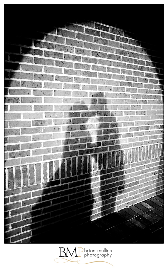 fun with shadows at the reception