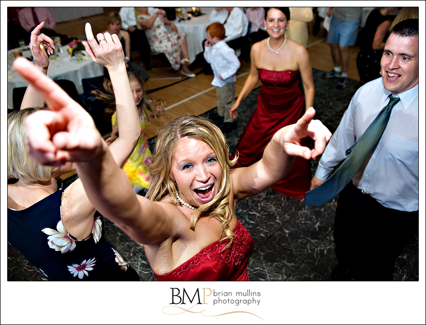 wedding reception dancing