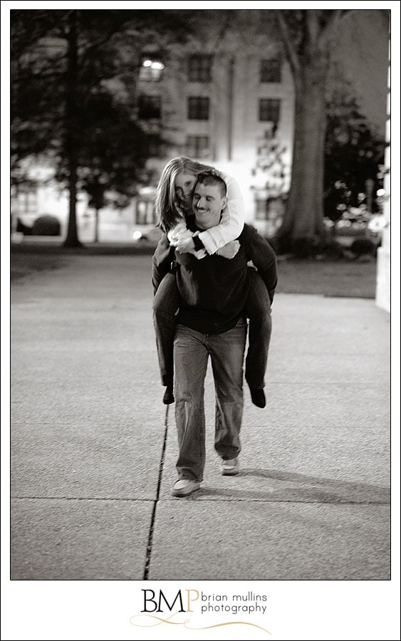 engagement session in downtown Raleigh