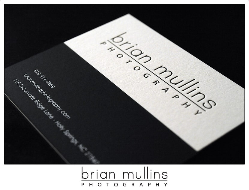 about a business card,