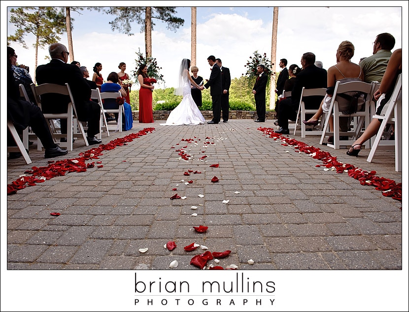 Wedding ceremony - Governors Club - Chapel Hill, NC