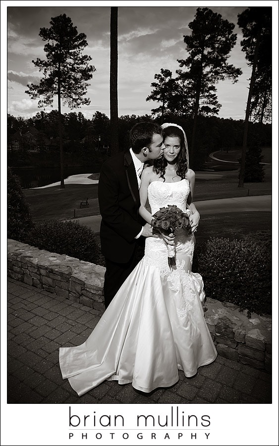 wedding portrait - Governors Club Chapel Hill, NC