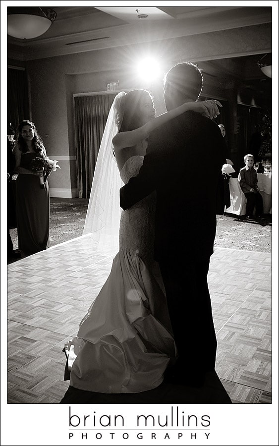 First dance at the wedding reception
