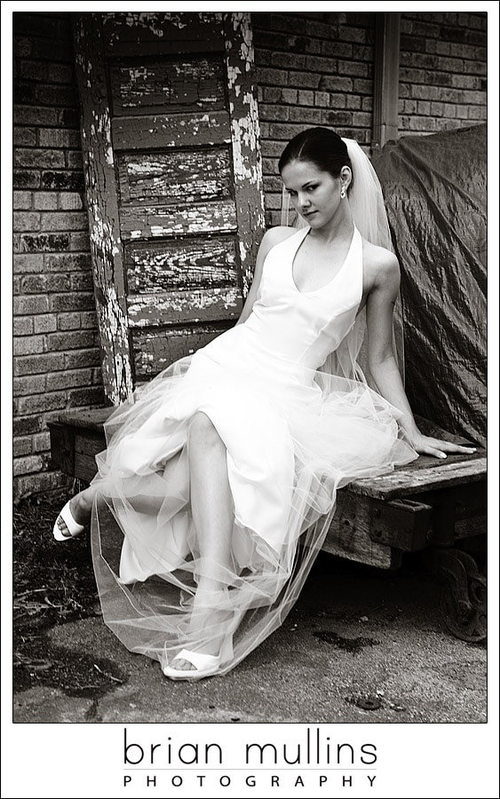 Urban bridal portrait - Raleigh, NC
