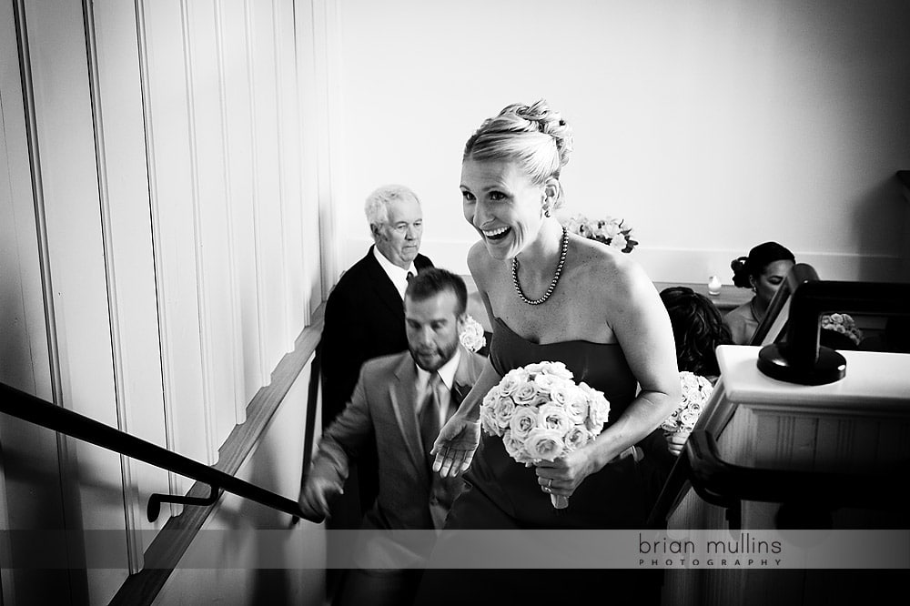 before the wedding ceremony - All Saints Chapel Raleigh