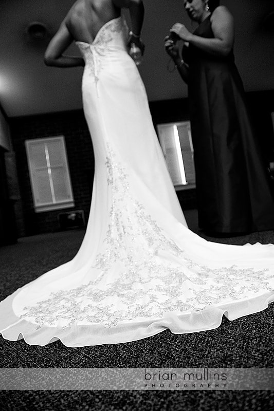wedding dress details