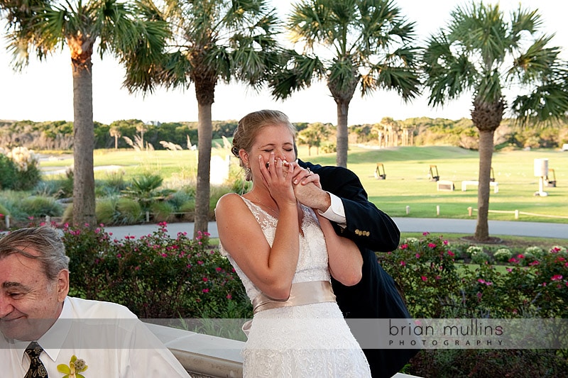 Bald Head Island, NC Wedding Cake smash
