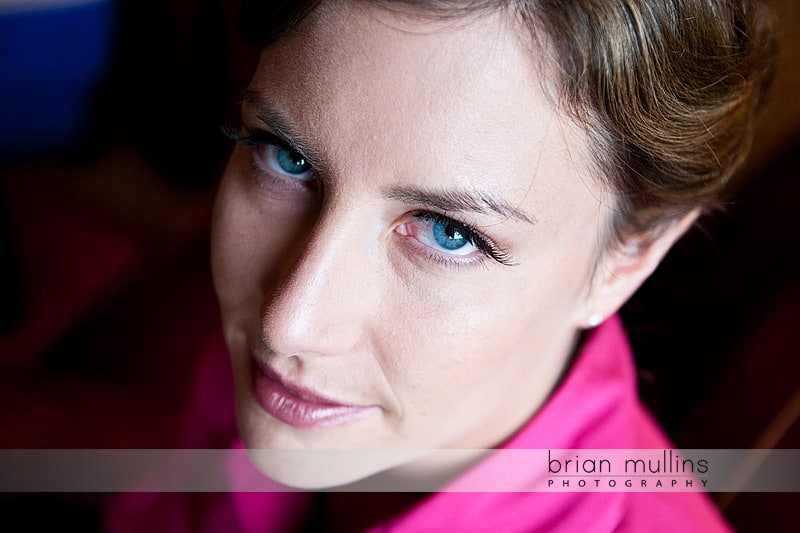 closeup of bride - Grove Park Inn Wedding Photography