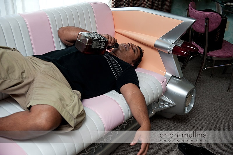 groomsmen preperations - Grove Park Inn Wedding Photography