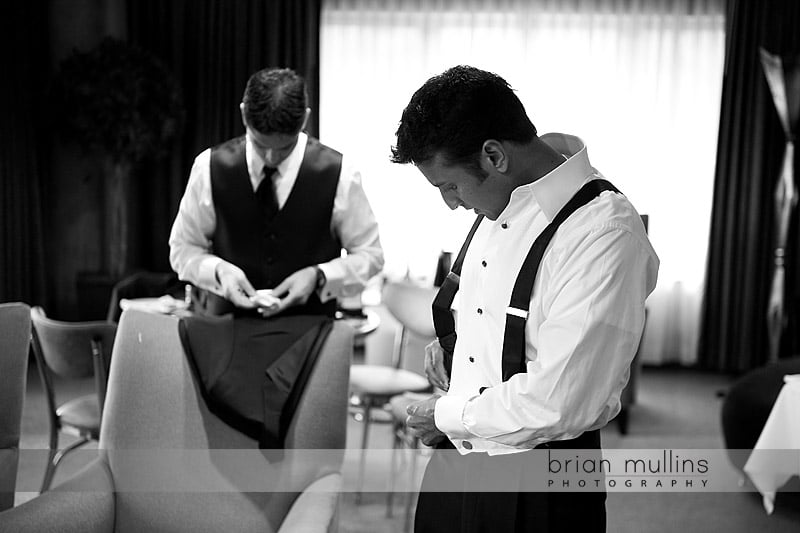 groom preperation - Grove Park Inn Wedding Photography