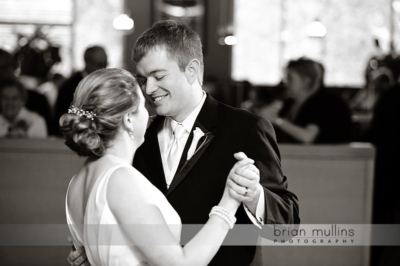 wedding couple dancing at Raleigh NC reception