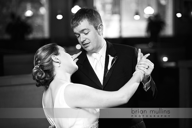 Raleigh NC wedding reception photography at Bogarts