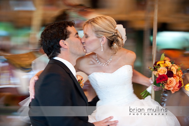 Raleigh Wedding Photographer - wedding day carousel ride Raleigh Wedding Photographer - wedding day carousel ride