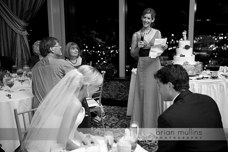 wedding reception toasts at the Cardinal Club in Raleigh wedding reception toasts at the Cardinal Club in Raleigh