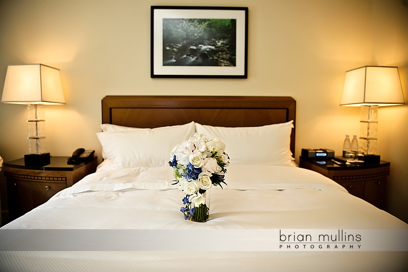 Watered Garden flowers Umstead Hotel wedding