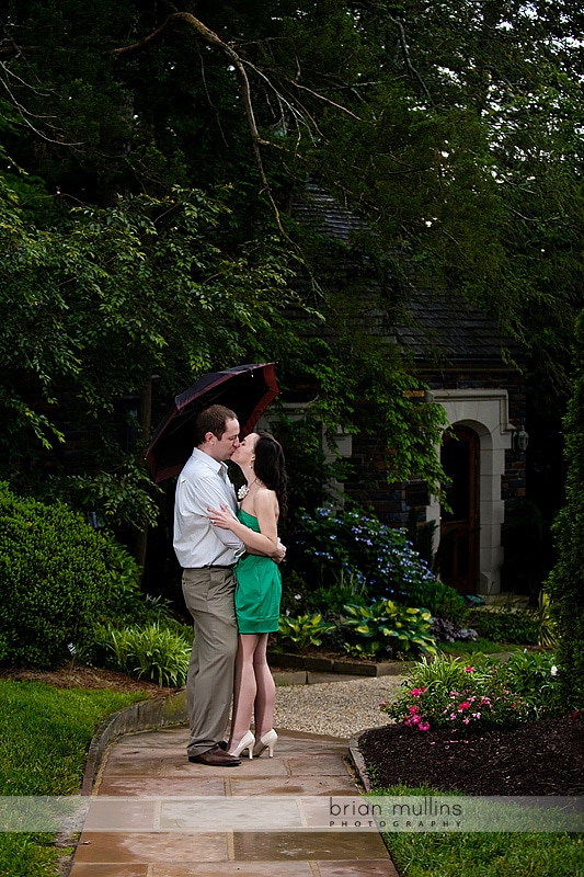 duke gardens engagement photos