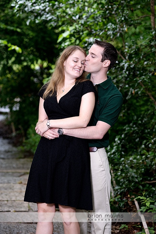 duke gardens engagement session