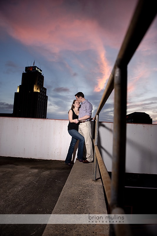 engagment session at sunset