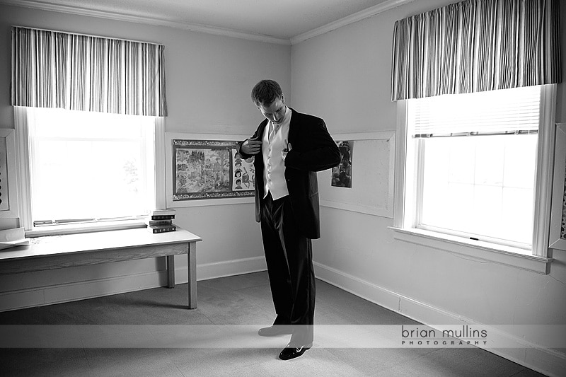 getting ready for wedding
