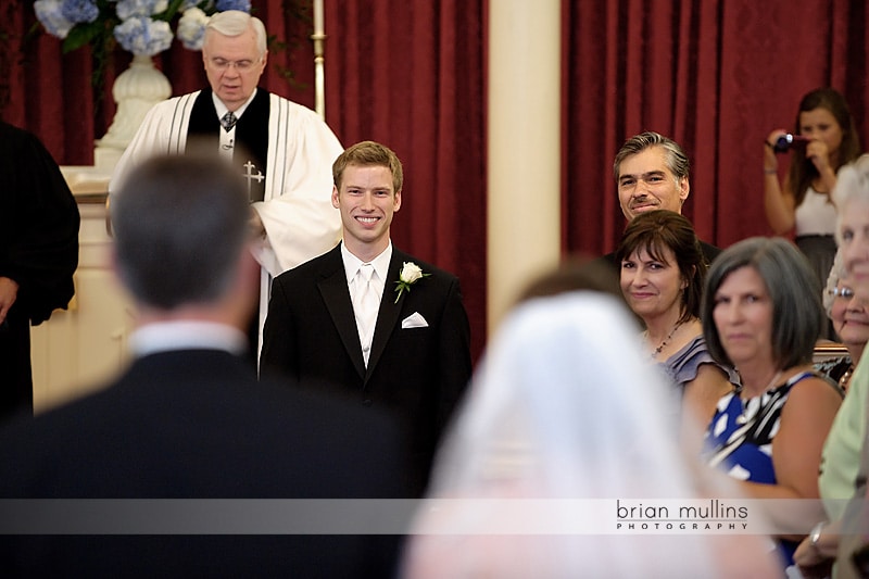 bride walking down the aisle