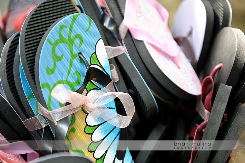 wedding flip flops
