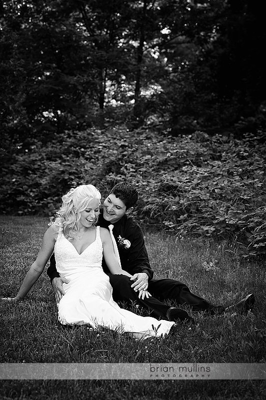 wedding day portrait at life and science museum