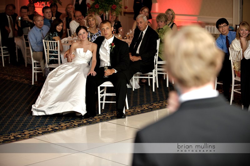 best man toast at washington duke inn wedding