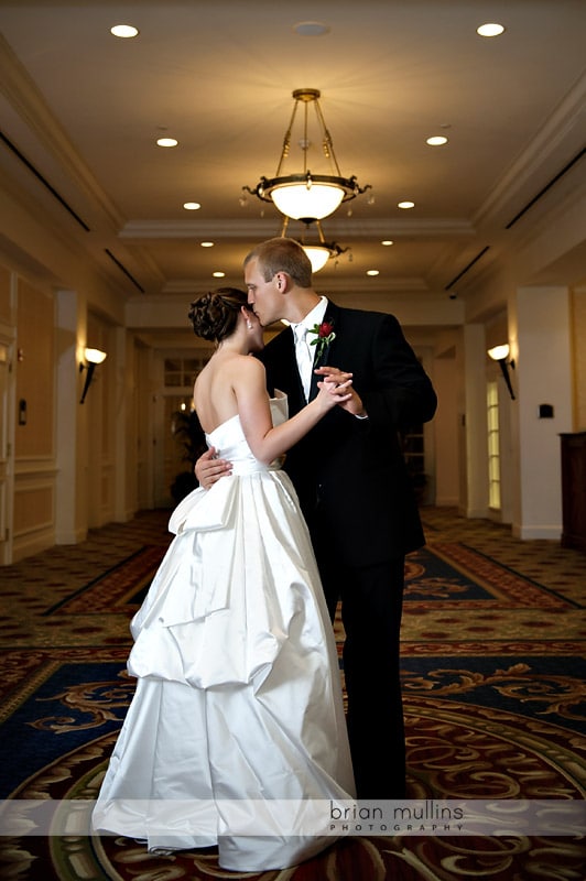washington duke inn wedding portrait