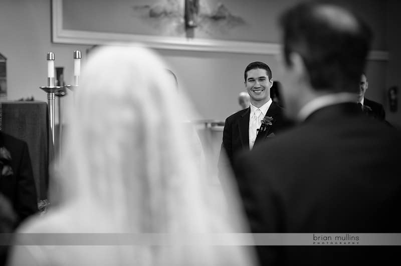bride walking down aisle