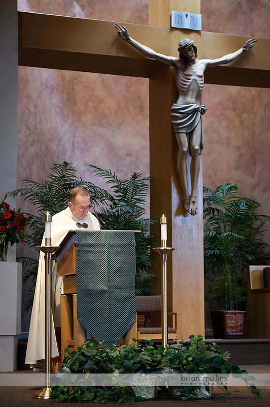 wedding at St Andrews Catholic Church