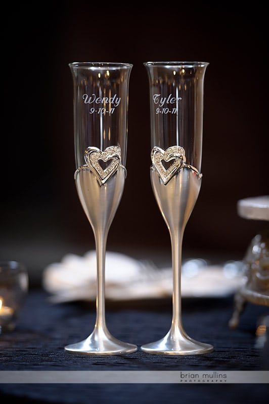 personalized champagne Flutes