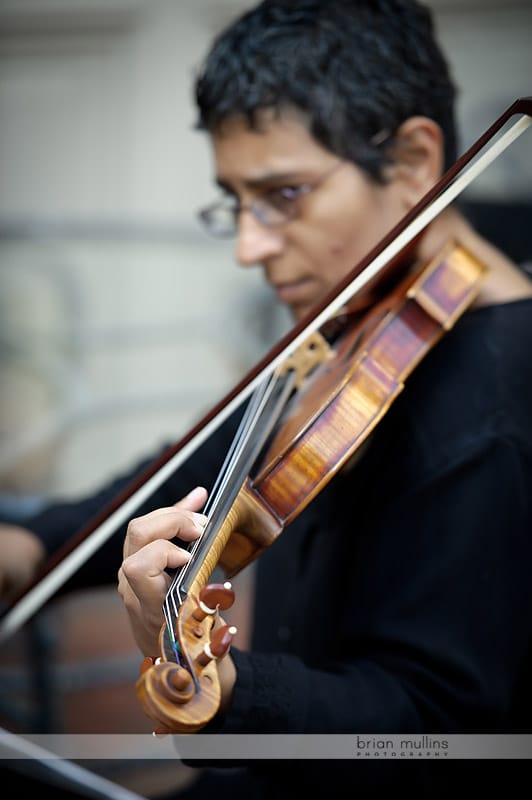 arioso strings at wedding