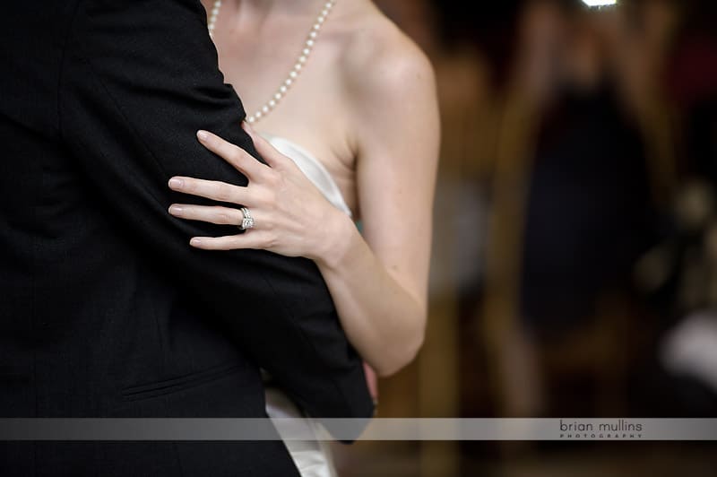 bride and grooms first dance