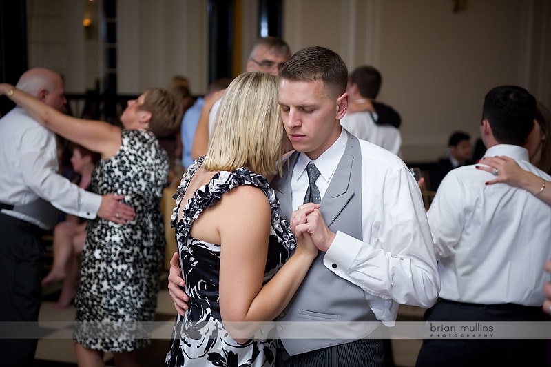 couple dancing at wedding reception