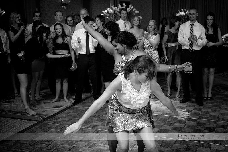 dancing at wedding reception