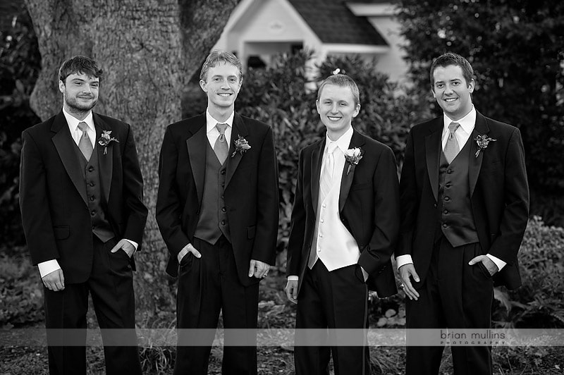 groom with groomsmen photos